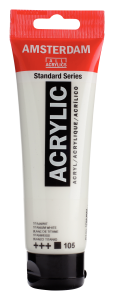 Farba akrylowa AMSTERDAM 20ml 105 Titanium White