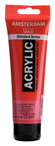 Farba akrylowa AMSTERDAM 20ml  317 Transparent Red Medium