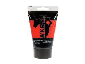 Farba akrylowa RENESANS 100ml 9 czerwień błyszcząca