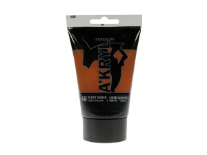 Farba akrylowa RENESANS 100ml 48 umbra palona
