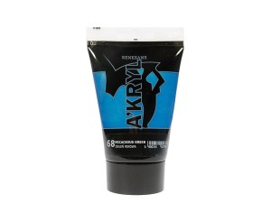 Farba akrylowa RENESANS 100ml 68 zieleń mikowa