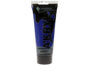 Farba akrylowa RENESANS 200ml 20 błękit cyjanowy