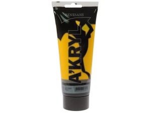 Farba akrylowa RENESANS 200ml 6 żółć ciemna