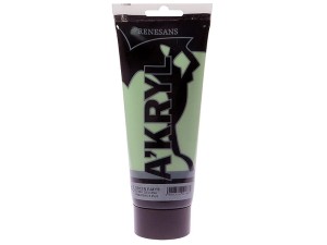 Farba akrylowa RENESANS 200ml 43 ziemia zielona