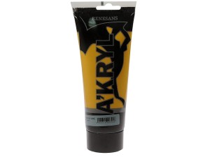 Farba akrylowa RENESANS 200ml 12 ochra żółta