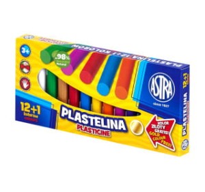 Plastelina ASTRA 12 kolorów +1 