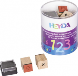 Zestaw stempli HEYDA cyfry