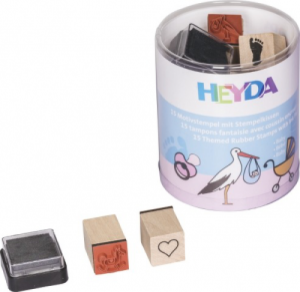 Zestaw stempli HEYDA Bocian