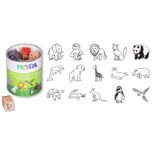 Zestaw stempli HEYDA ZOO