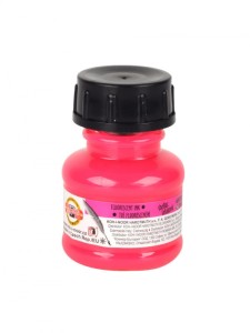 Tusz kreślarski KOH-I-NOOR 20g. różowy fluo