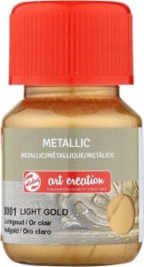 TALENS ART CREATION metallic 30ml. 8001 light gold