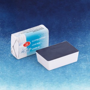 Farba akwarelowa Białe Noce w kostce 2,5ml 519 azure blue