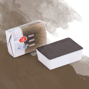 Farba akwarelowa Białe Noce w kostce 2,5ml 418 umber