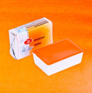 Farba akwarelowa Białe Noce w kostce 2,5ml 315 orange