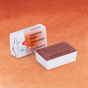 Farba akwarelowa Białe Noce w kostce 2,5ml 311 shakhnazarskaya red
