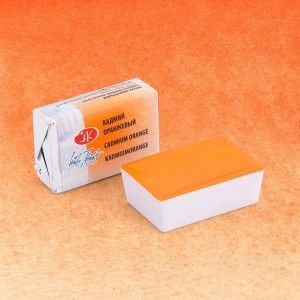Farba akwarelowa Białe Noce w kostce 2,5ml 304 cadmium orange