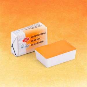 Farba akwarelowa Białe Noce w kostce 2,5ml 217 golden deep