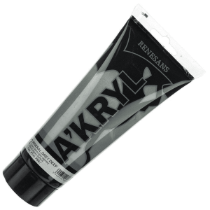 Farba akrylowa RENESANS 200 ml. 72 szary mineralny ciemny