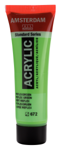 Farba akrylowa AMSTERDAM 20ml 672 Reflex Green