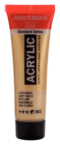 Farba akrylowa AMSTERDAM 20ml 802 Light Gold