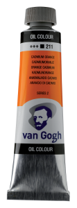 VAN GOGH farba olejna 40ml. 211 Cadmium Orange