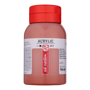 Farba akrylowa ART CREATION 750ml 411 burnt sienna