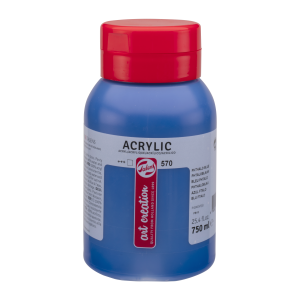 Farba akrylowa ART CREATION 750ml. 570 phthalo blue