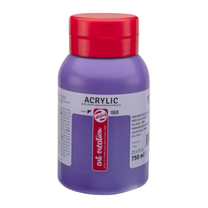 Farba akrylowa ART CREATION 750ml. 568 permanent blue violet