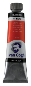 VAN GOGH farba olejna 40ml. 312 Azo Red Light