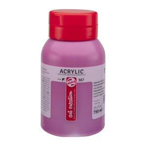 Farba akrylowa ART CREATION 750ml. 567 permanent red fiolet