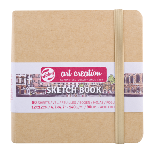 Szkicownik 12/12 cm ART CREATION 90g 80 k kraft