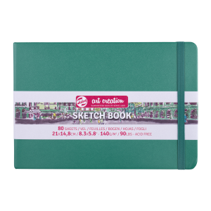 Szkicownik 21/14,8 140g TALENS ART CREATION green