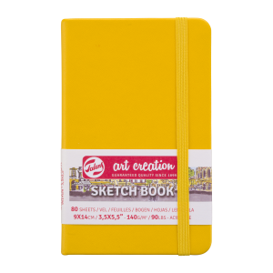 Szkicownik 9/14 cm ART CREATION 90g 80 k yellow