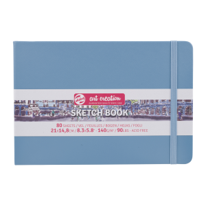 Szkicownik 21/14,8 cm ART CREATION 90g 80 k pastel blue