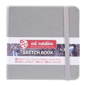 Szkicownik 12/12 cm ART CREATION 90g 80 k silver