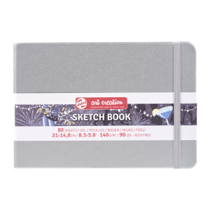 Szkicownik 21/14,8 cm ART CREATION 90g 80 k silver