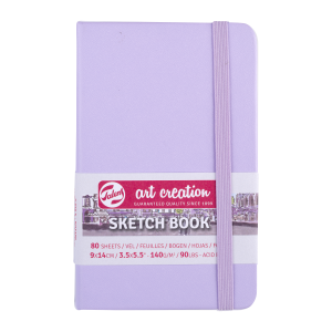 Szkicownik 9/14 cm ART CREATION 90g 80 k violet pastel