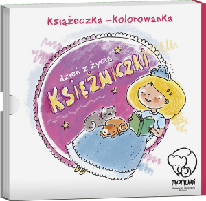 Książeczka kolorowanka dzień z życia księżniczki