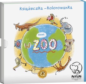 Książeczka kolorowanka dzień w ZOO