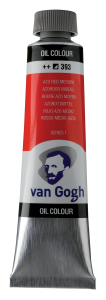VAN GOGH farba olejna 40ml. 393 Azo Red Medium