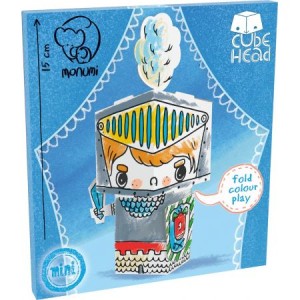 Kolorowanka składanka 3D mini rycerz