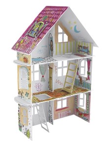 Kolorowanka składanka 3D XXL domek 