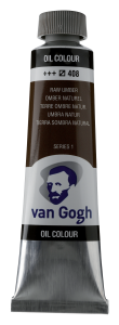VAN GOGH farba olejna 40ml. 408 Raw Umber