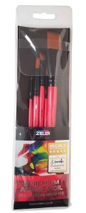 Pędzle ZIELER zestaw 5 szt acrylic&oil