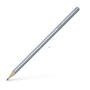 Ołówek FABER CASTELL sperkle pearly szary