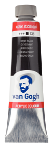 VAN GOGH farba akrylowa 40ml. 735 oxide black