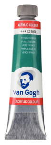 VAN GOGH farba akrylowa 40ml. 675 phthalo green