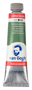 VAN GOGH farba akrylowa 40ml. 668 chromium oxide green