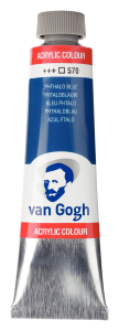 VAN GOGH farba akrylowa 40ml. 570 phthalo blue