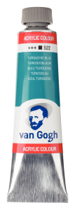 VAN GOGH farba akrylowa 40ml. 522 turquoise blue
